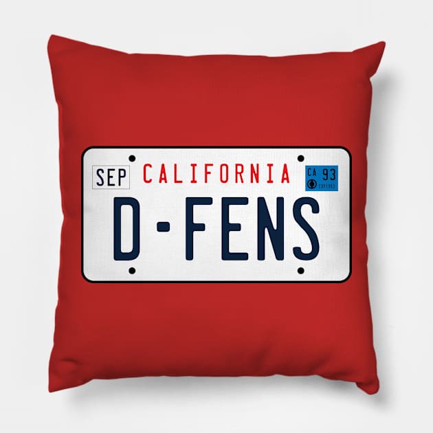 D-Fens Man on the Edge Pillow by Gimmickbydesign