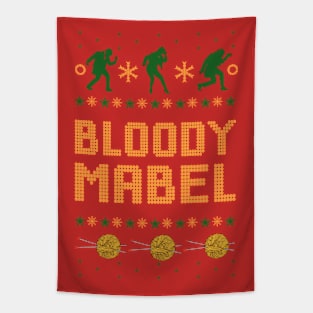 Bloody Mabel Christmas X Tapestry