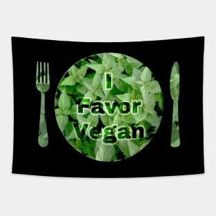 I Support Vegan Tapestry