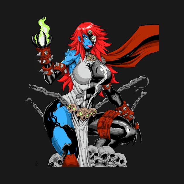 Mystique/Spawn Mashup by Artman11