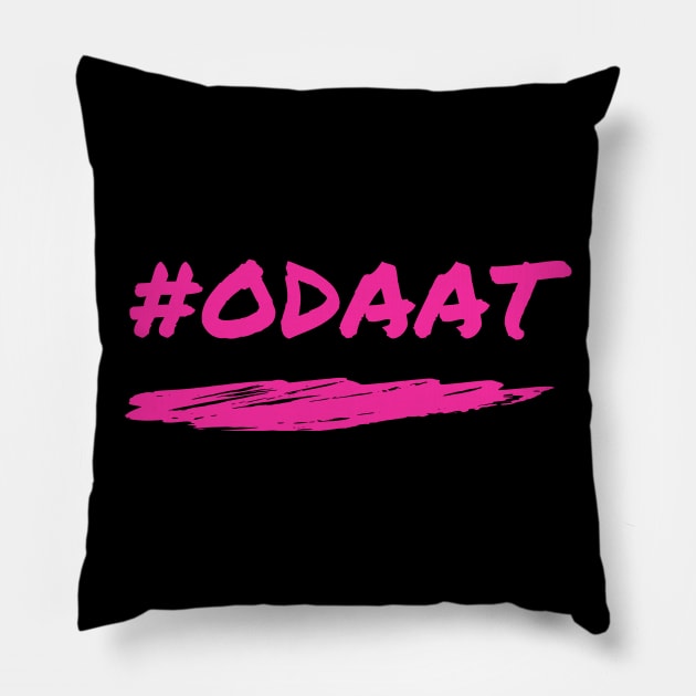 ODAAT One Day At A Time Alcoholic Recovery Pillow by RecoveryTees