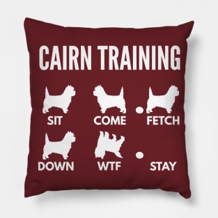 Cairn Training Cairn Dog Tricks Pillow