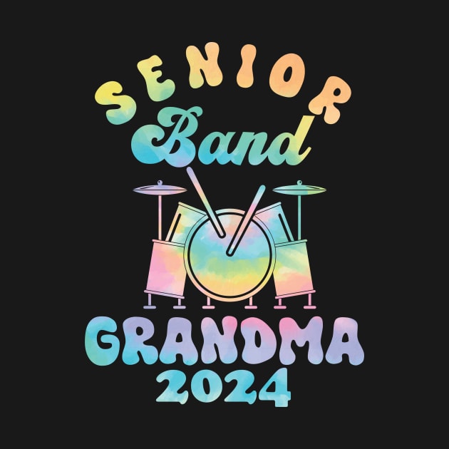 senior Band Grandma 2024 Funny grandma by Giftyshoop