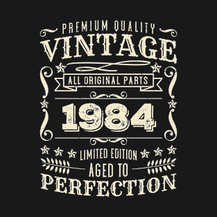 Premium quality vintage 1984 - 1984 Birthday gift T-Shirt