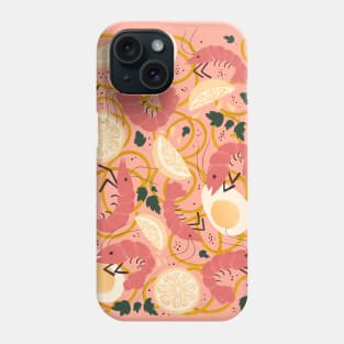 Ramen shrimp Phone Case