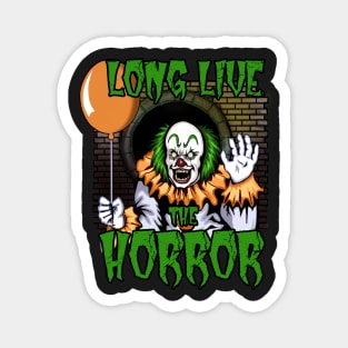 Long Live The Horror - Halloween Clown Magnet