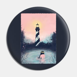 Lighthouse Girl Pin