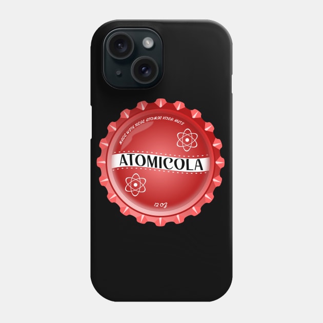 Atomic Cola Soda Bottlecap Phone Case by TaliDe