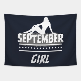 Birthday Gifts for Women September Girl September Woman Pose Style. Tapestry