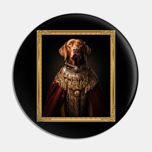 Noble Vizsla - Medieval Hungarian King (Framed) Pin