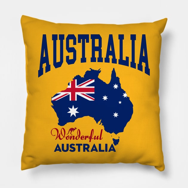 Australia | Wonderful Australia Pillow by VISUALUV