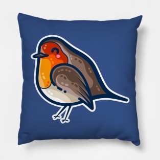 Robin Kawaii Cute Bird Pillow