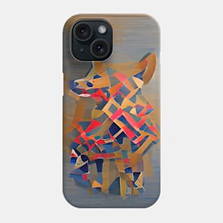 Dog Geometric Modern Abstract Gift Phone Case