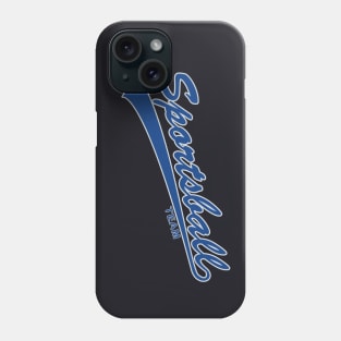 Sportsball! (Blue & Silver) Phone Case