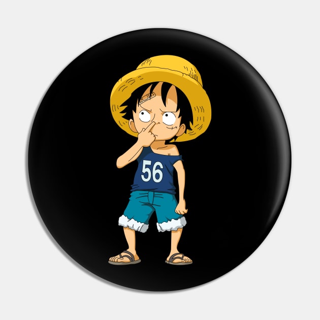 Monkey D Luffy Kid Ver Pin by AnimeTee