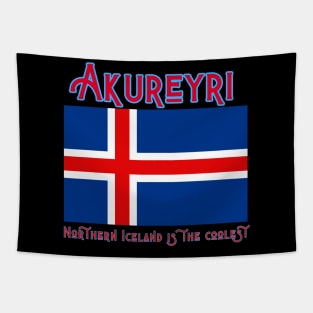 Akureyri Island The Coolest Place in Iceland Tapestry