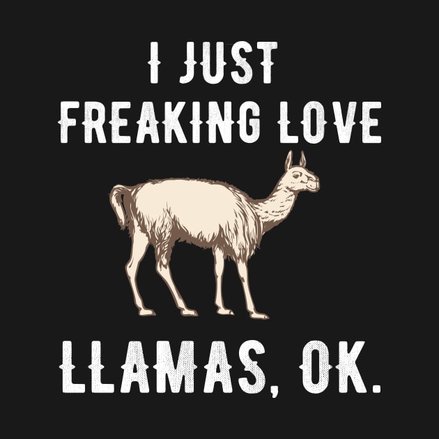 I just freaking love llamas ok by captainmood