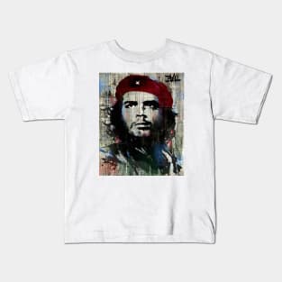 Che Guevara Retro Pop Art Red Kids T Shirt by reesea