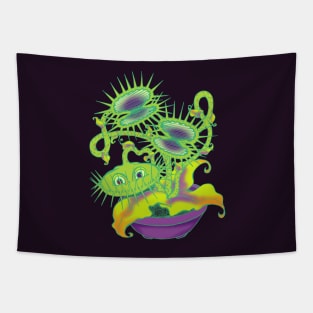 Fly Trap Tapestry