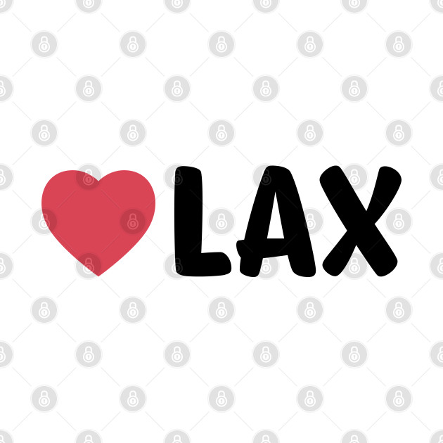 LAX (Los Angeles Airport) Heart Script - Lax - Phone Case