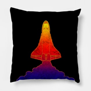 Retro Space Shuttle Pillow