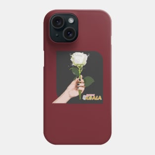 White Rose on Hand - Mama Koala .Co Phone Case