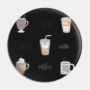 Coffee Lover's Sticker Sheet (9pcs) Pin