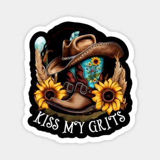 Kiss My Grits Magnet