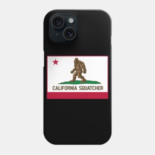 California Squatcher, california, Bigfoot, Sasquatch Phone Case