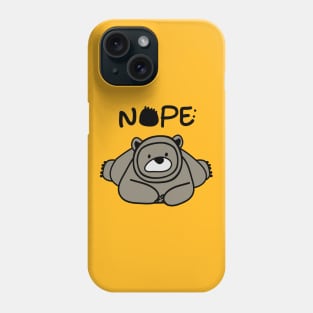 NOPE Polar Bear Phone Case