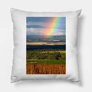 "Rainbow over Pleasentview" Pillow