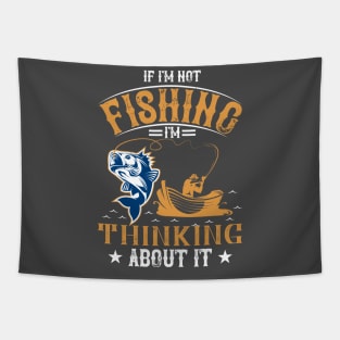 Fishing on Your Mind Tapestry