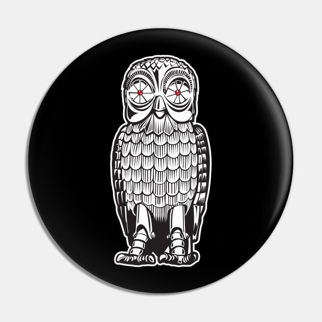 Bubo Pin by MindsparkCreative