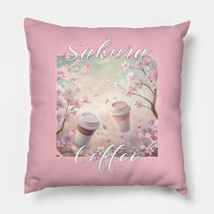 Sakura Coffee Pillow