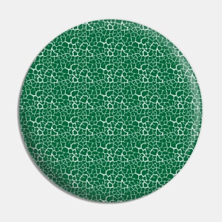 Elephant Print Skin Pattern Green Pin