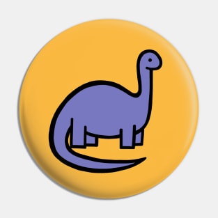 Periwinkle Blue Dinosaur Pin