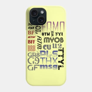 Abbreviate Phone Case