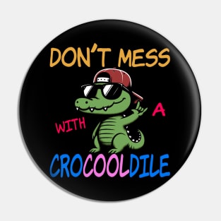 Cute and Cool Crocodile: Reptile Fashion Icon Pin