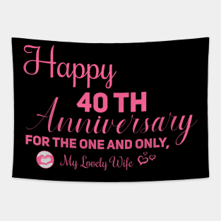 Happy 40th anniversary for the one and only, My lovely wife Tapestry