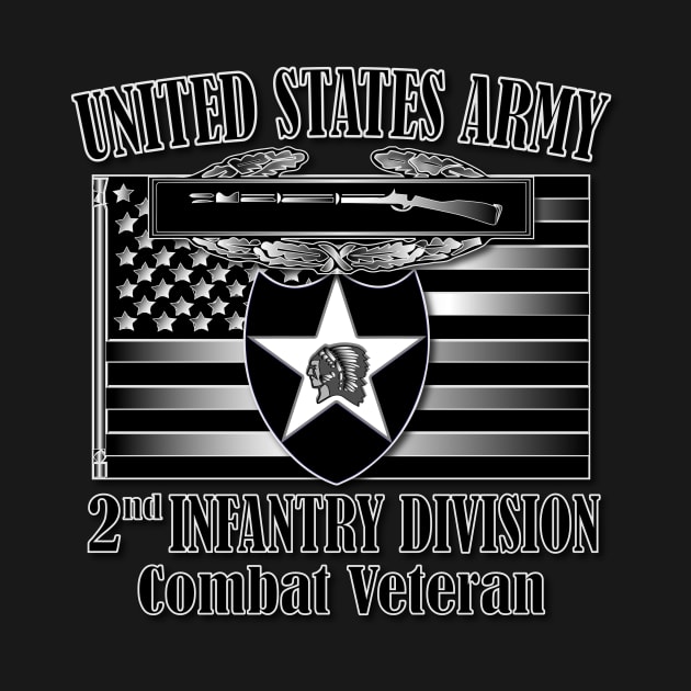 2nd Infantry Division- Combat Veteran by Relaxed Lifestyle Products