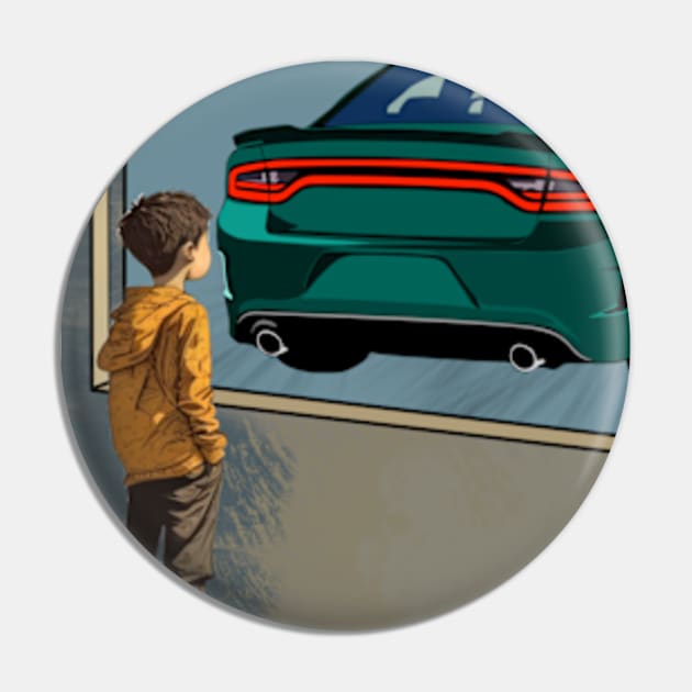 Dodge Charger Kids Dream Pin by Rebellion Store