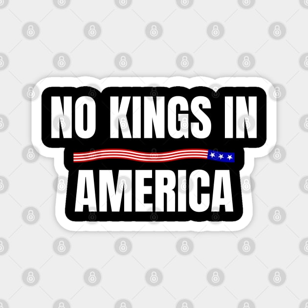 No-Kings Magnet by Creatifly Graphic Tees