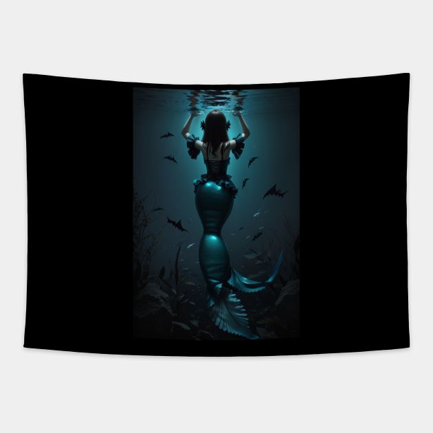 Gothic Halloween Queen Tapestry by MGRCLimon