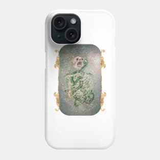 Persephone Eternal Love: Gothic Watercolor skeleton. Snake, Pomegranate Phone Case