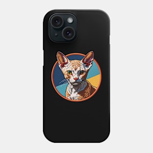 Devon Rex Embroidered Patch Phone Case