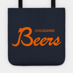 Chugging Beers Script Tote