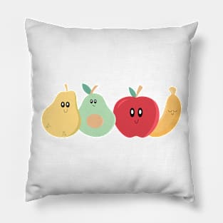 Cute Fruit Banana Apple Pear Avocado Pillow