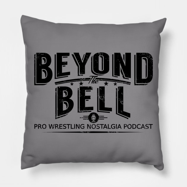 Beyond The Bell Official Black Logo Pillow by BTBcast