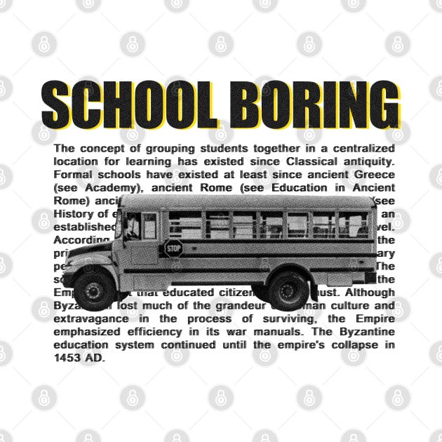 school boring by Genetics art