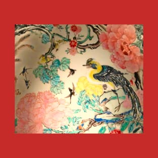 Birds and Peonies T-Shirt